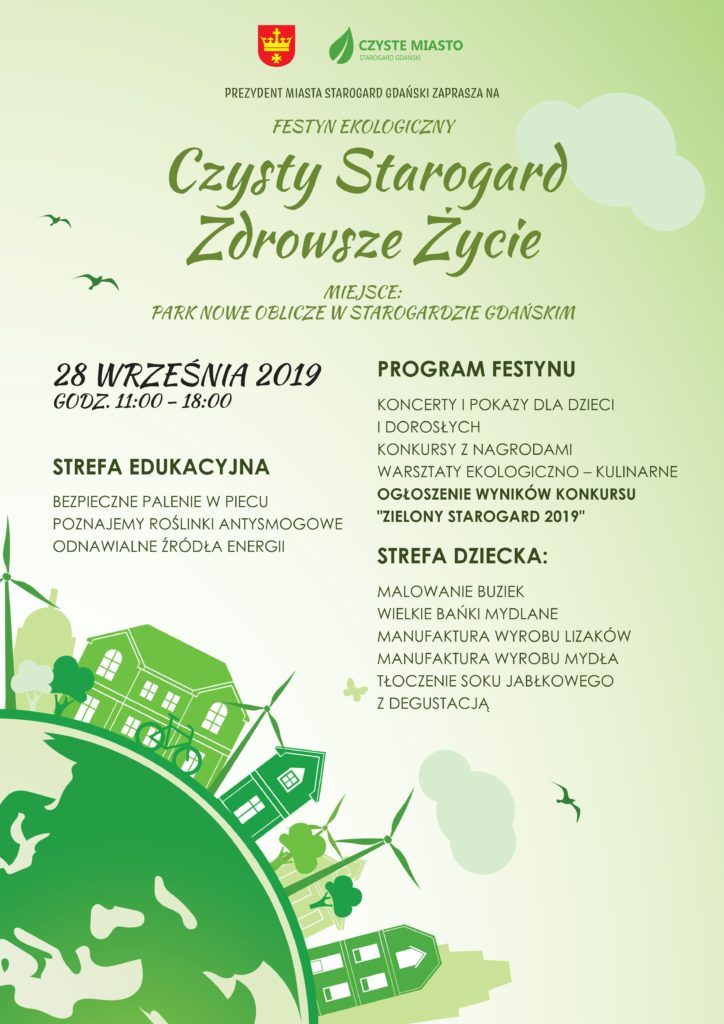 Plakat Czysty Starogard - Zdrowsze Życie